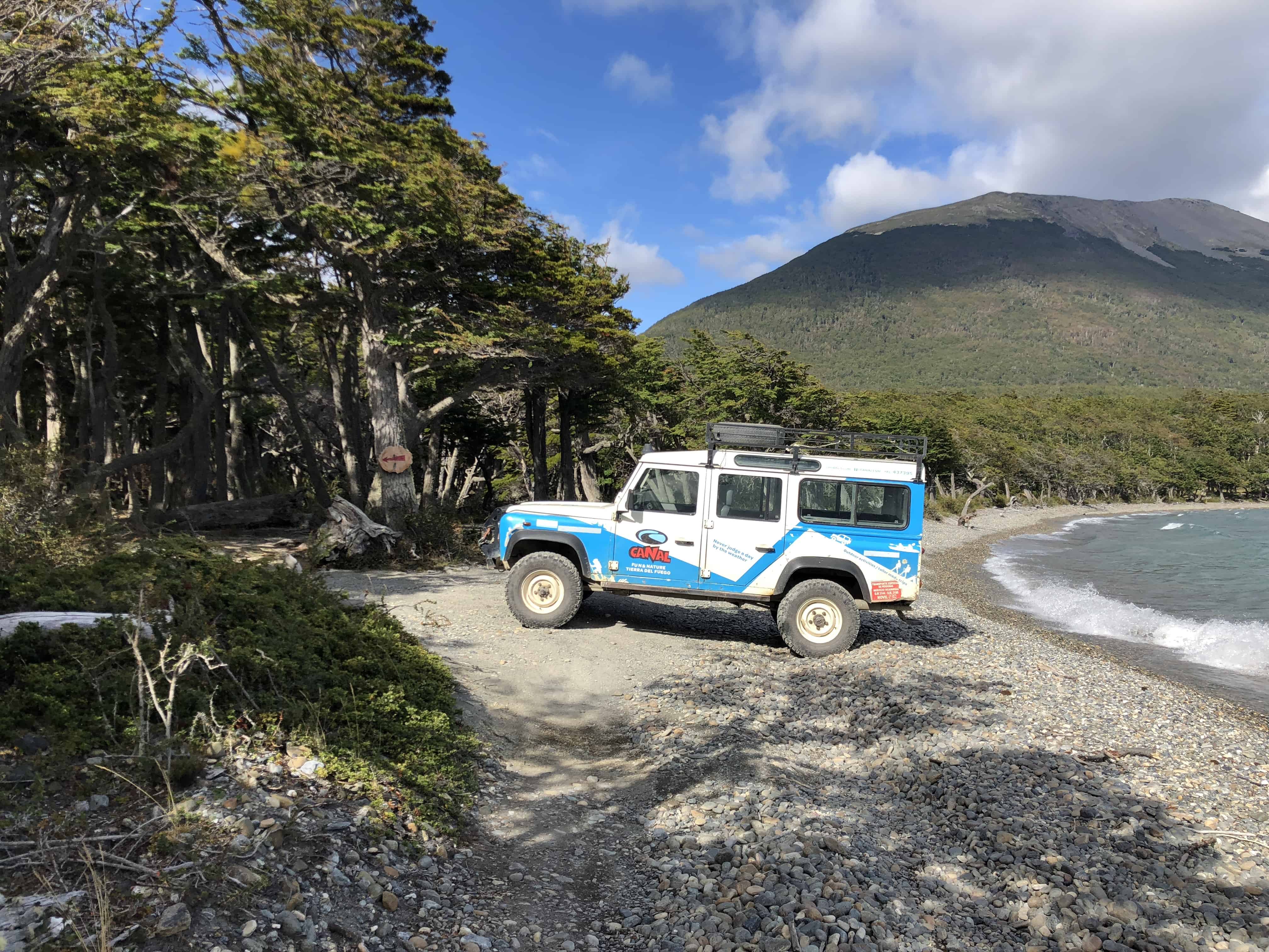 Our eight passenger 4WD off-road truck for the day tour