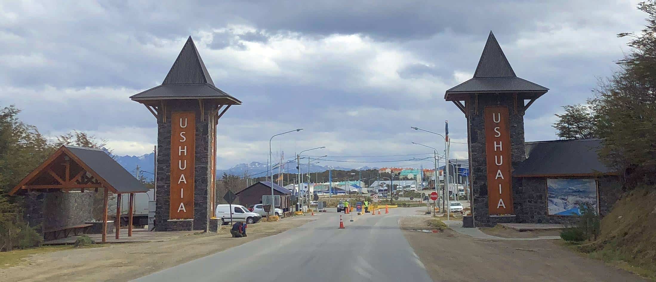 Ushuaia City Limit Markers