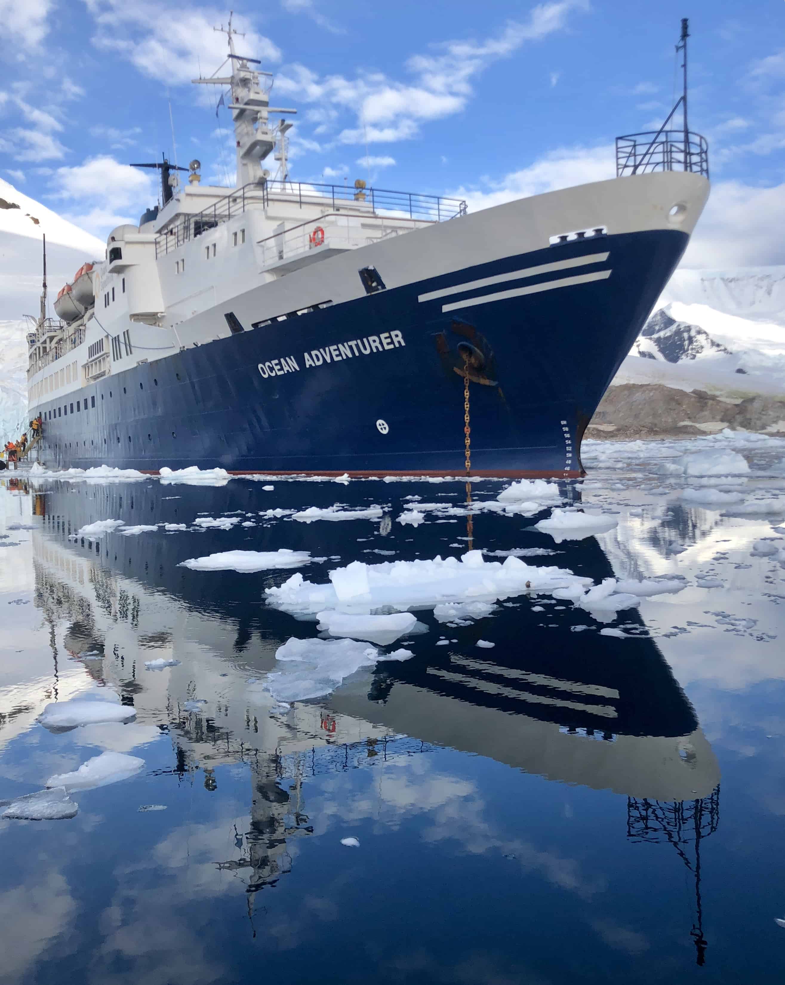 m/v Ocean Adventurer: Our Antarctica Expedition Ship at Neko Harbour, Antarctica