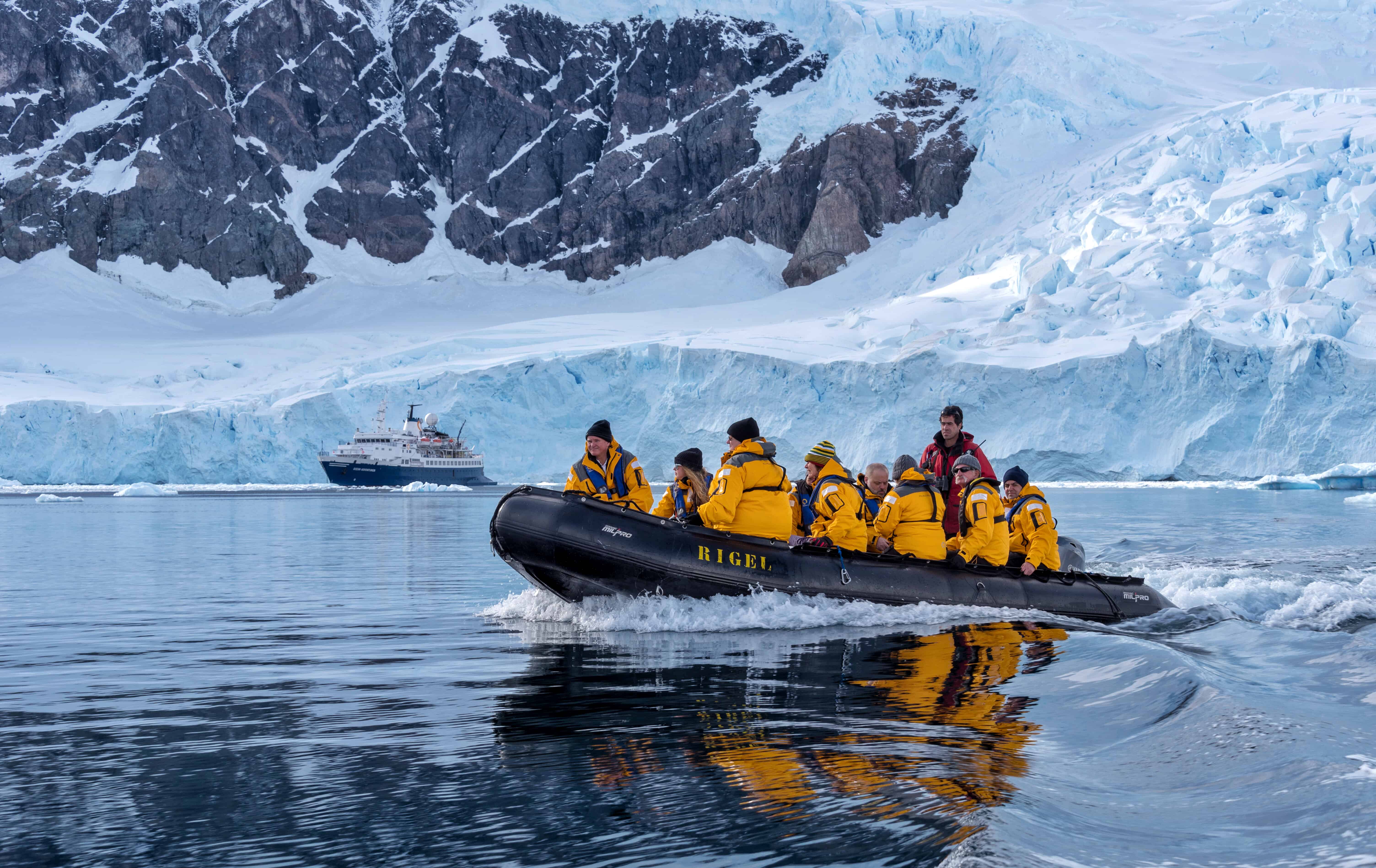 One of our multiple zodiac cruises.